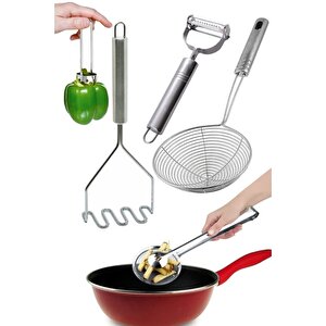 Patates Ezici, Kevgir, Kızartma Maşası, Sebze Soyacağı, Dolma Biber Oyacağı