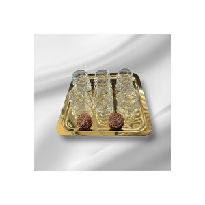 6 Adet Boncuk Şekli Kahve Yanı Mini Kahve Bardağı 75 Ml