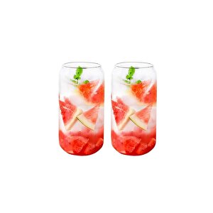 Borosilikat 420 Ml Cam Bardak Su, Meşrubat, Kahve, Nescafe, Limonata, Soda Bardağı 2 Adet