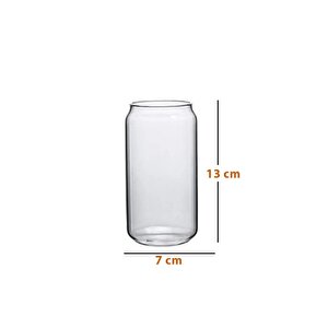 Borosilikat 420 Ml Cam Bardak Su, Meşrubat, Kahve, Nescafe, Limonata, Soda Bardağı 2 Adet