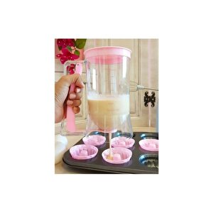 Metalay Ölçekli Hamur Porsiyonlayıcı Pancake Krema Puding Akıtma Yardımcısı
