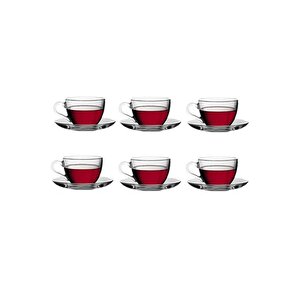 Basic 6 Lı Çay Fincan Takımı 12 Parça 97948
