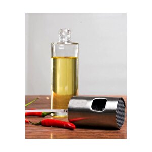 Zeytinyağı Cam Sprey Şişesi Sirke Balsamic Yağ Püskürtücü Barbekü Sosu Yağdanlık 100 Ml