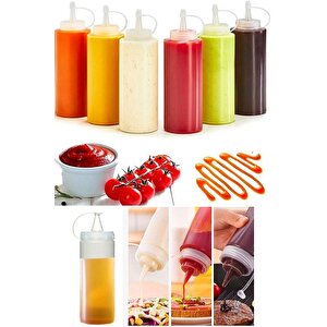 Ketçap Mayonez Şişesi Sosluk Yağdanlık 400 Ml 2 Adet