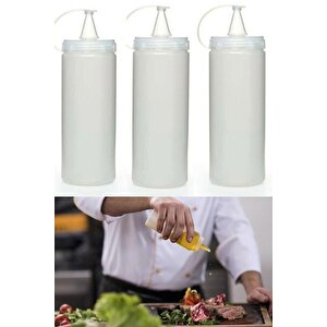 Ketçap Mayonez Şişesi Sosluk Yağdanlık 400 Ml 2 Adet