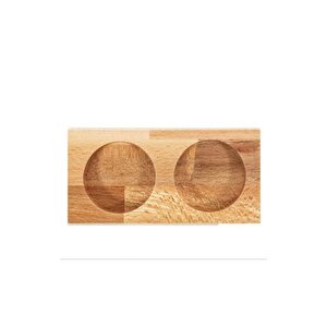 Ahşap Stantlı Amber 2'li 750 Ml Zeytinyağı Sıvıyağ Şişesi Yağdanlık Yağlık 750 Ml Standlı