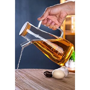 Gael 2'li Bambu Kapak Cam Yağlık 900ml