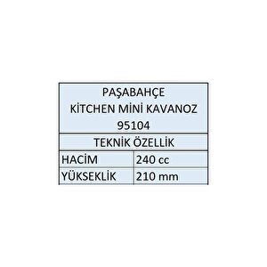 95104 Kitchen Mini Baharatlık Kavanoz 240 Cc - 12 Adet