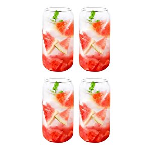 4'lü 420 Ml Limonata Bardağı - Su, Meşrubat, Kahve, Nescafe Uygundur