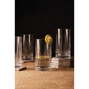 Lisboa Long 4’lü Meşrubat Bardak 450ml