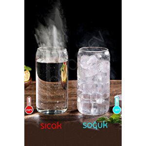 2li Bambu Kapaklı Pipetli Isıya Dayanıklı Cam Bardak 550 Ml Kola Kutu Şekilli Kahve Sunum Bardağı