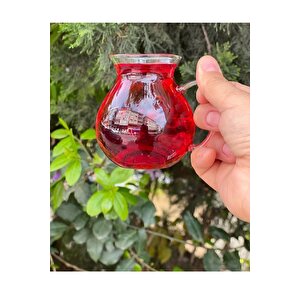6lı Keyfi Ala Borosilikat Cam Çay Bardağı 185 Ml (keyfi̇ Ala Çay Bardaği)