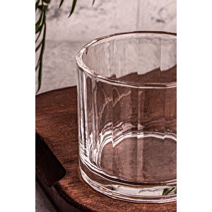 Cuppy - 6 Adet Cam Bardak Boncuk Kulplu Kupa Çay Kahve Meşrubat Bardağı 300 Ml