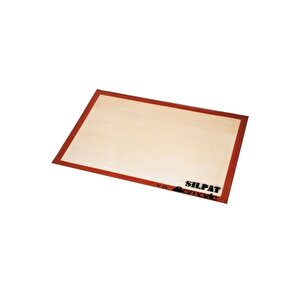 Silikon Silpat Yanmaz Yapışmaz Pişirme Matı 40*30 Cm Kendinden Yağlı Fırın Kağıdı Hamur Açma Matı