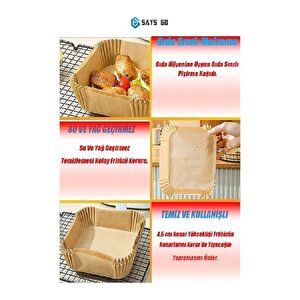 Reis Airfryer Sıcak Hava Fritözü Philips Xiaomi Uyumlu Gıda Sınıfı Pişirme Kağıdı 50’li