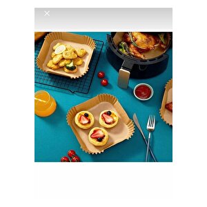 Pisirme Kagidi Airfryer Xxl Xl Air Fryer Yagli Kagit Xiaomi Philips Tüm Markalara Uyumlu 50 Adet