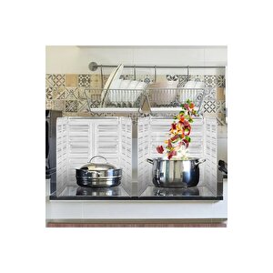 Katlanır Yıkanabilir Alüminyum Ocak Yağ Koruyucu Folyo - 32x5x84 Cm