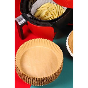 Airfryer Pişirme Kağıdı 50 Adet Airfryer Hava Firitözü Yağsız Firitöz Pişirme