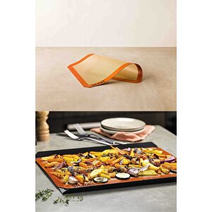 Kendinden Yağlı Slikon Pişirme Ve Hamur Açma Matı Silpat 30x40 Cm