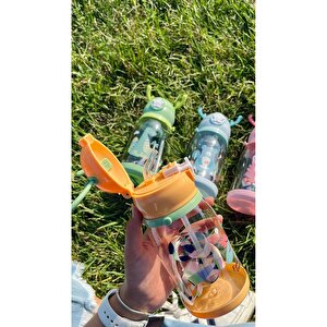 500 Ml Çocuk Suluk Geyikli Çocuk Suluğu Su Matarası Bpa Içermez Okul Suluğu Taşıma Kayışlı Damlatma