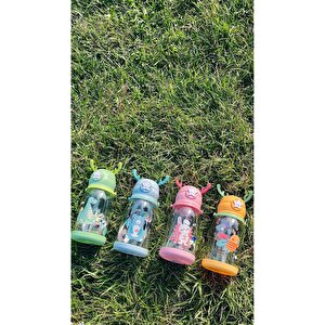 500 Ml Çocuk Suluk Geyikli Çocuk Suluğu Su Matarası Bpa Içermez Okul Suluğu Taşıma Kayışlı Damlatma