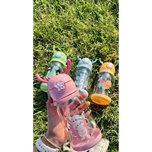 500 Ml Çocuk Suluk Geyikli Çocuk Suluğu Su Matarası Bpa Içermez Okul Suluğu Taşıma Kayışlı Damlatma