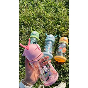 500 Ml Çocuk Suluk Geyikli Çocuk Suluğu Su Matarası Bpa Içermez Okul Suluğu Taşıma Kayışlı Damlatma