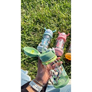 500 Ml Çocuk Suluk Geyikli Çocuk Suluğu Su Matarası Bpa Içermez Okul Suluğu Taşıma Kayışlı Damlatma