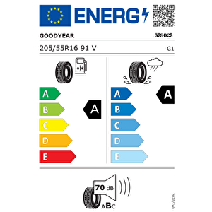205/55r16 91v Efficientgrip Performance (4 Kanal A-a Eti̇ket) 2022 Üreti̇m Yazlik Lasti̇k