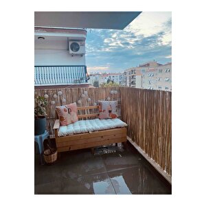 50 Cm X 2,50 Metre Kamış Hasır Balkon Çiti