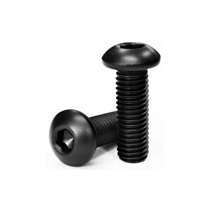 Bombe Başlı Imbus Civata Siyah Din 7380 M5x30 Mm 20 Adet
