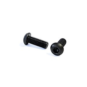 Bombe Başlı Imbus Civata Siyah Din 7380 M3x12 Mm 20 Adet