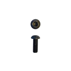 Bombe Başlı Imbus Civata Siyah Din 7380 M4x12 Mm 50 Adet