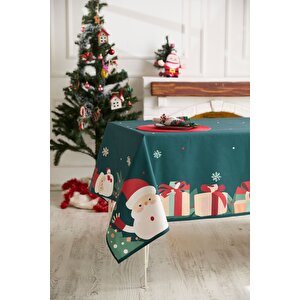 Ays Home Noel Baba Yılbaşı Ağacı Masa Örtüsü
