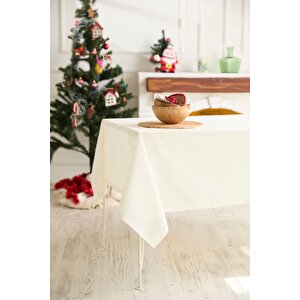 Ays Home Ekru Düz Masa Örtüsü