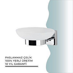 İgk Yapi - Çelik Banyo Vizyon Montajlı Sabunluk (vz10-003)