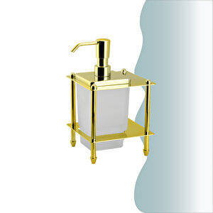 İgk Yapi - Çelik Banyo Vizyon Gold Set Üstü Sıvı Sabunluk (vz10-020.1)