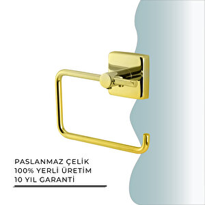 İgk Yapi - Çelik Banyo Vizyon Gold Açık Tuvalet Kâğıtlığı (vz10-022.1)