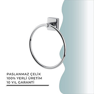 İgk Yapi - Çelik Banyo Vizyon Yuvarlak Havluluk (vz10-019)