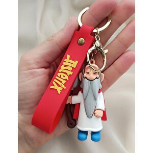 Asterix Silikon Anahtarlık 3d Çanta Süsü Aksesuar