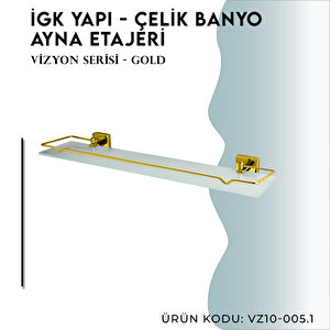 İgk Yapi - Çelik Banyo Vizyon Gold Etajer (vz10-005.1)