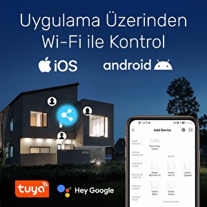 Npo Fgtcm009 Dokunmatik Wifi Tuya Destekli 2'li Akıllı Elektrik Anahtarı-beyaz