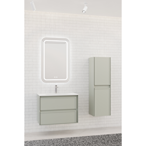 Elisa 80 Cm Banyo Dolabı - Nane Yeşili (boy Dolap Dahil)