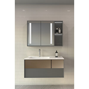 Boneta 100 Cm Banyo Dolabı