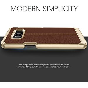 Verus Samsung Galaxy S8 Kılıf Simpli Mod Series - Brown