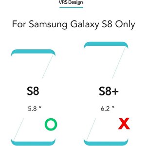 Verus Samsung Galaxy S8 Kılıf Simpli Mod Series - Brown