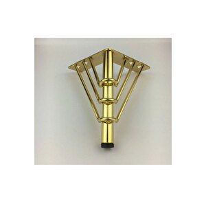 18 Cm Venüs Model Gold Metal Mobilya,dolap,koltuk,tv Ünitesi Ayakları (4 Adet)
