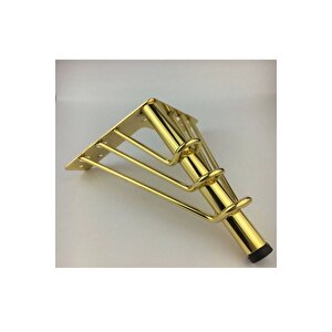 18 Cm Venüs Model Gold Metal Mobilya,dolap,koltuk,tv Ünitesi Ayakları (4 Adet)