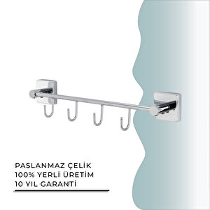 İgk Yapi - Çelik Banyo Vizyon Dörtlü Askılık (vz10-031)
