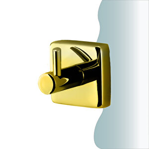 İgk Yapi - Çelik Banyo Vizyon Gold Tekli Askılık (vz10-036.1)